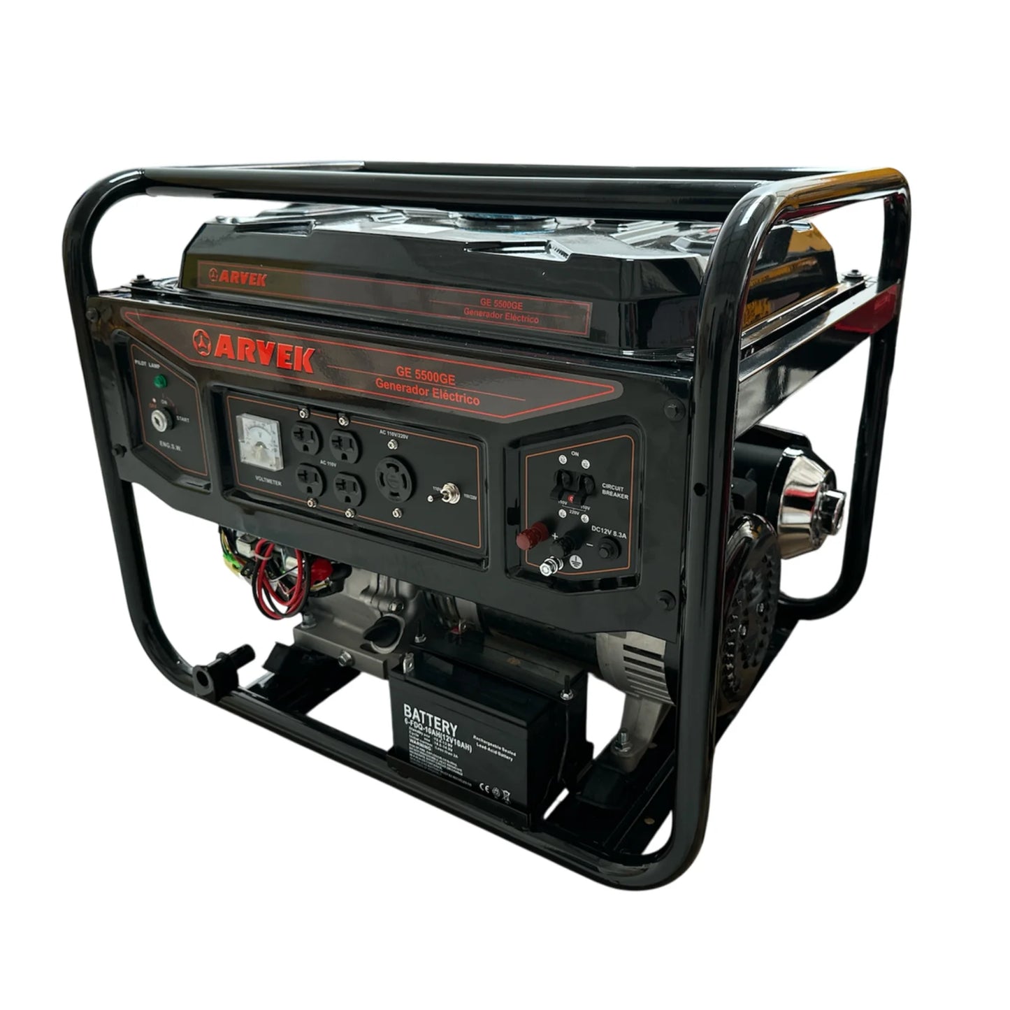 GENERADOR ELÉCTRICO GASOLINA  ARVEK GE 5500GE